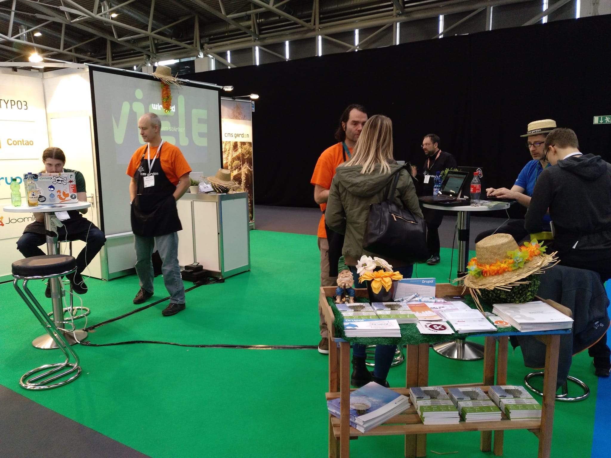 byte5 und der CMS Garden auf der Internet World München 2018