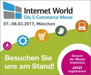 Werbebanner: CMS Garden auf der Internet World 2017