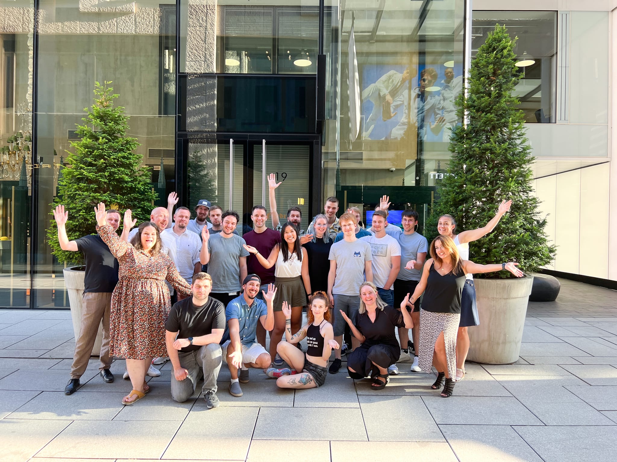 Das byte5-Team beim Sommerfest 2022