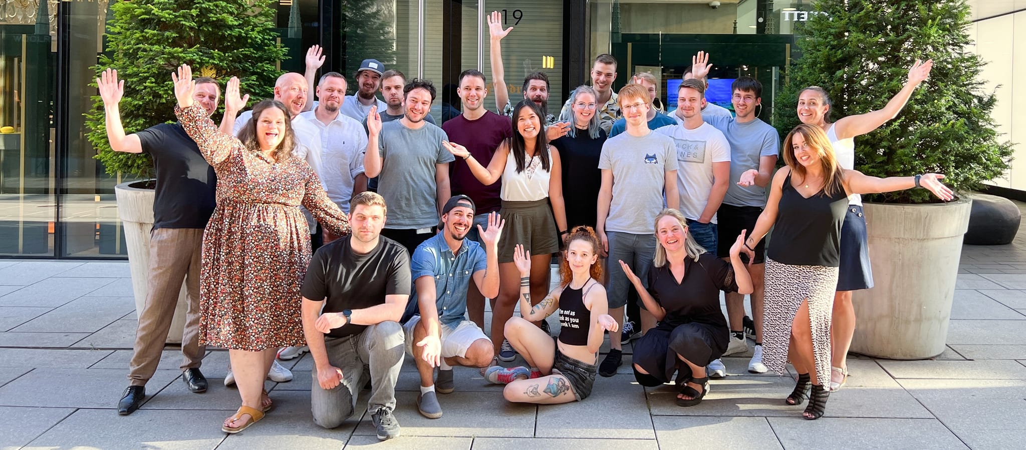 Teamfoto Sommerfest 2022