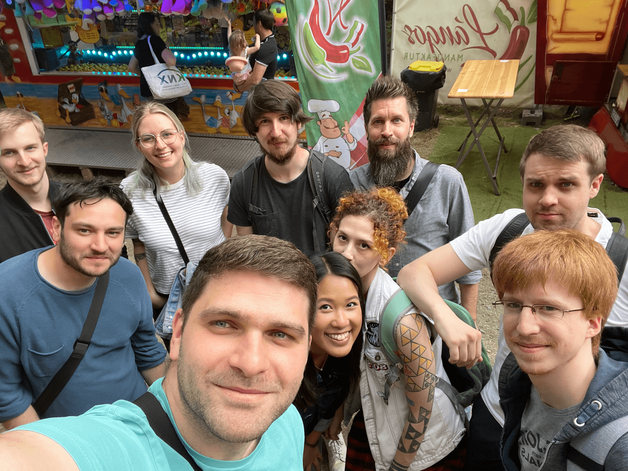 Das byte5-Team beim Frankfurter Wäldchestag 2022