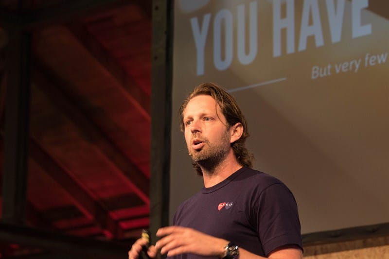Niels Hartvig bei der Keynote auf dem Codegarden 2017