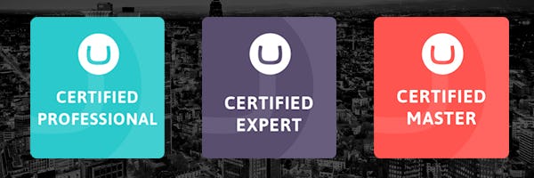 Logo vom Umbraco Certified Expert, Professional und Master