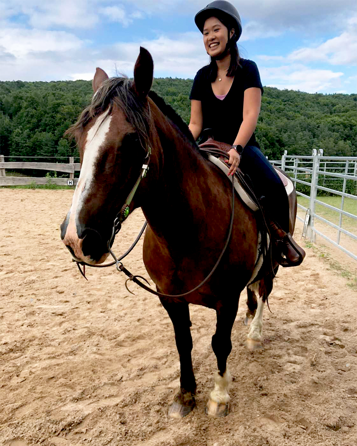 Jessica und ihr Pferd